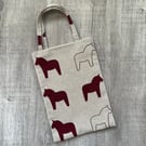 Horse Print Tote Bag Fully Lined 