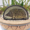 Stained Glass hedgehog plant pot ornament
