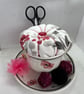 Vintage Teacup Pin Cushion & Sewing Set - Mindful Crafting Station (1) - Image 6