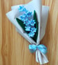 Crochet Bluebell Bouquet - Handmade Forever Flowers - Image 3