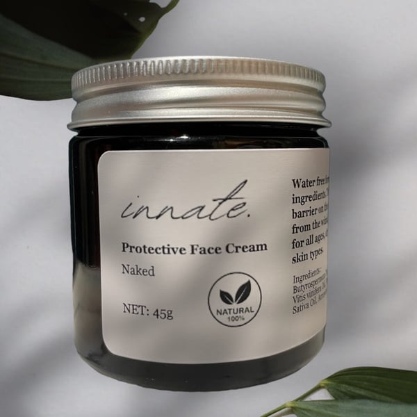 NAKED Protective Face Cream 45g of pure skin food in a jar 