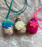 A set of 6 colourful decopatched Easter eggs  - Image 3