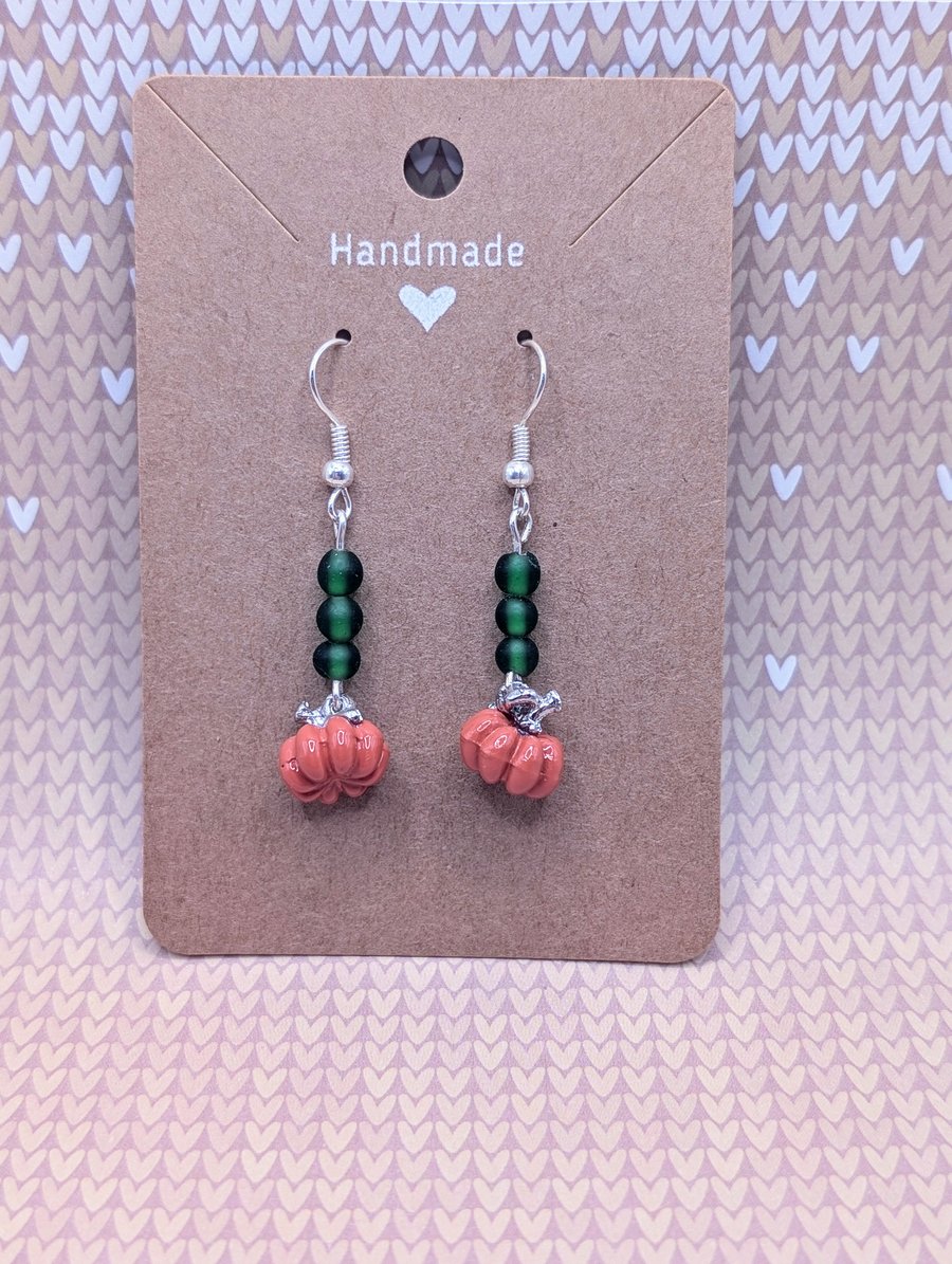 Pumpkin earrings