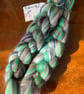 100g Blended, Combed Wool Tops for Spinning or Felting - Steel City - Image 2