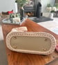 Cream and Natural Striped Small Tote - Image 3