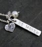 Personalised silver charm necklace -  - Image 3