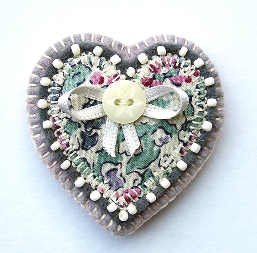 Heart Brooch