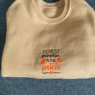 Embroidered Children’s Halloween Sweatshirt age 4-5 slight seconds