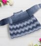 Hand Knitted Baby Cardigan, Grey White Ombre, 0-3 Months - Image 5