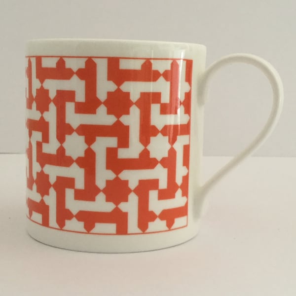 Orange Alhambra Mug