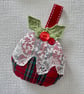  Tartan Christmas Pudding Decoration  - Image 2
