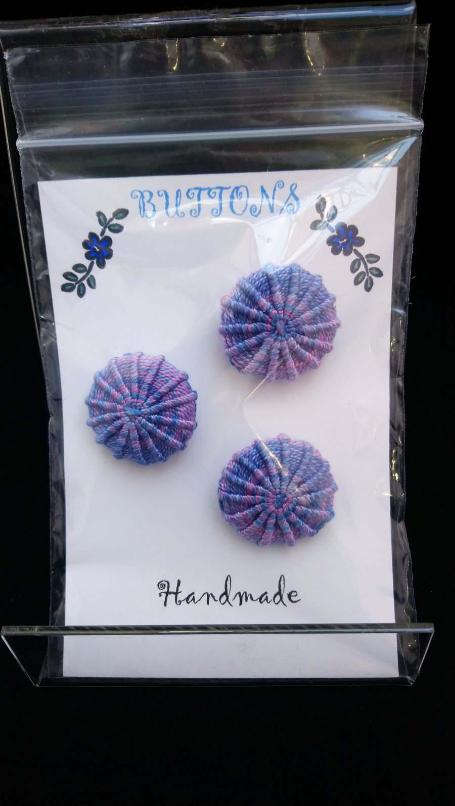 Buttons Handmade Embroidered Yorkshire Style 