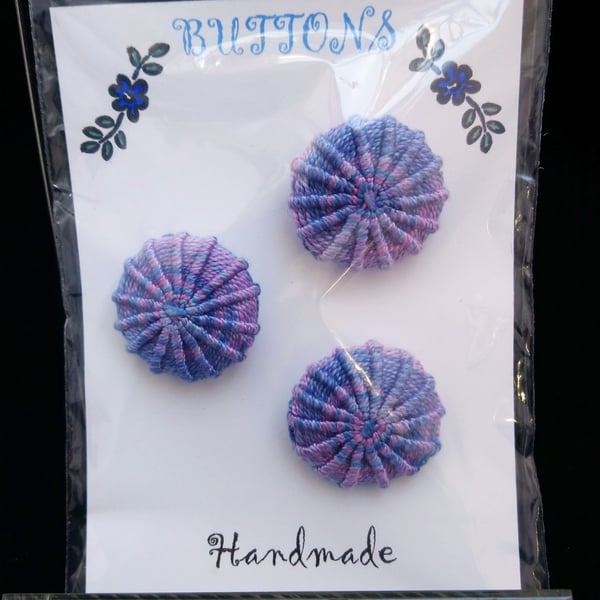 Buttons Handmade Embroidered Yorkshire Style 