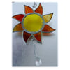 Sun Suncatcher Stained Glass Handmade Sunshine 012