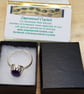 Purple Amethyst adjustable ring. Reiki jewelry. February birthstone - Image 5