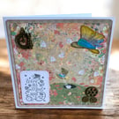 Alice in Wonderland “We’re All Mad Here” Layered Card