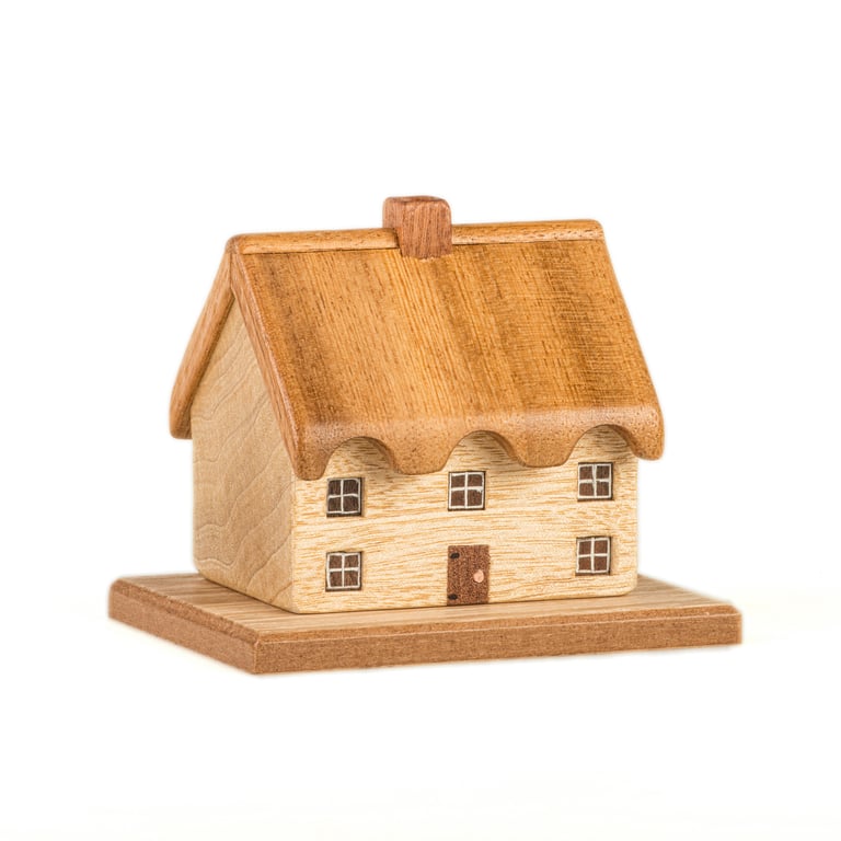 Thatched Cottage Incense Cone Holder. Free postage to the U.K.