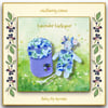Lavender Larkspur - A Baby Pip Squeak in a Sleeping Bag