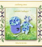Lavender Larkspur - A Baby Pip Squeak in a Sleeping Bag