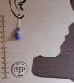 Handmade polymer clay dangly earrings in mauve  and lilac  - Image 4