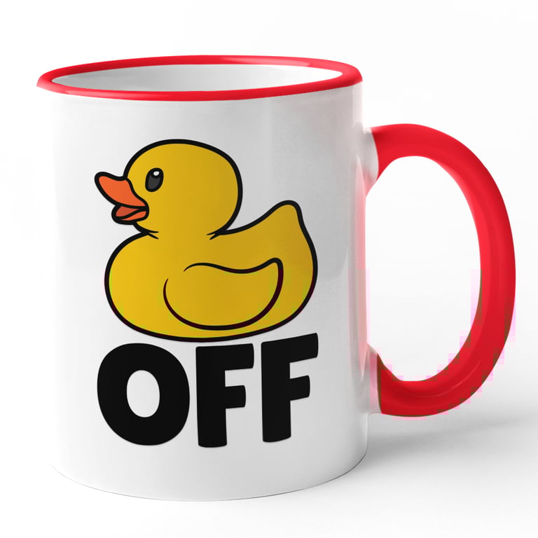 Funny Non swearing Duck OFF  Mug funny christmas birthday mug