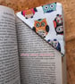 Multi Coloured Owl, Corner Bookmark - Image 3