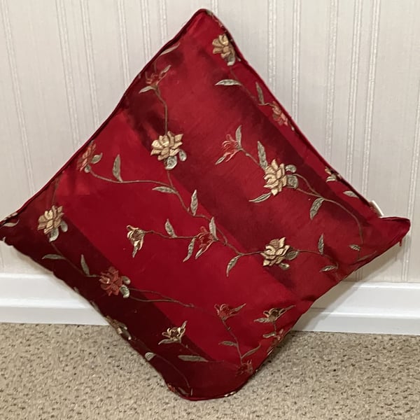Luxury Red Cushions, Handmade in the UK