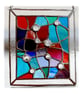 Treasure Chest Stained Glass Suncatcher Handmade 001 Abstract - Image 4