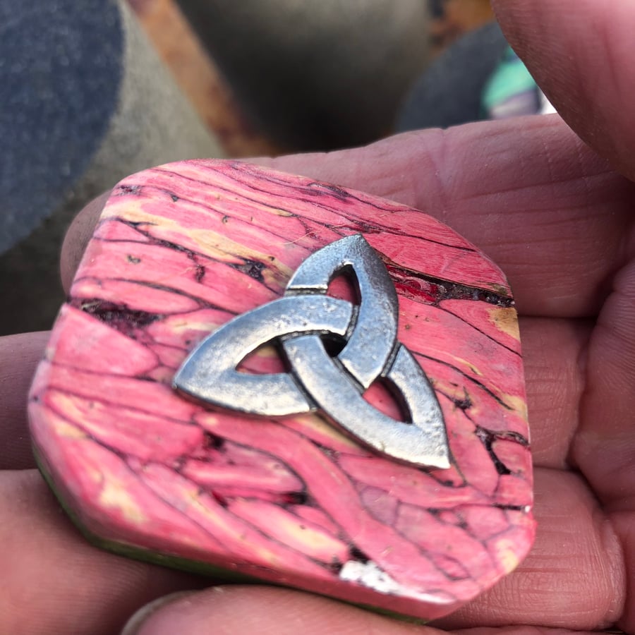 Pagan Triquetra Brooch