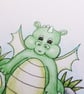Baby Dragon Birthday Card - Image 5