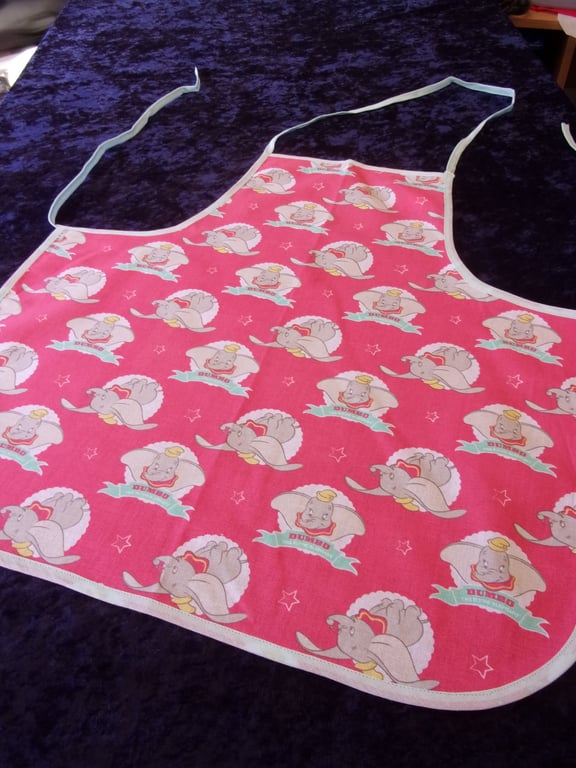 Dumbo on Pink Baby Apron