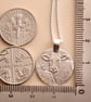 Cow Engraved Sterling Silver Coin Necklace - Image 4