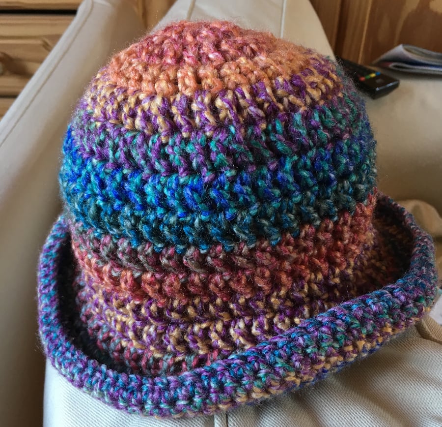 Rainbow Winter Hat  Women’s hat