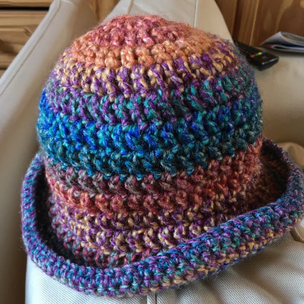 Rainbow Winter Hat  Women’s hat