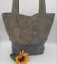 Green, yellow and grey shoulder handbag.  - Image 1