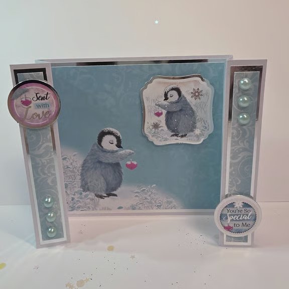 Handmade Penguin Card – You're so Special to Me