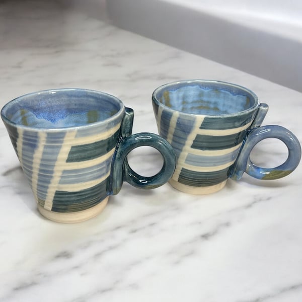 Handcrafted Quirky Mugs – Set of 2 