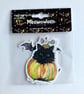 Halloween Cat Die Cut Waterproof Stickers - Pack of 4 Meowoween Designs