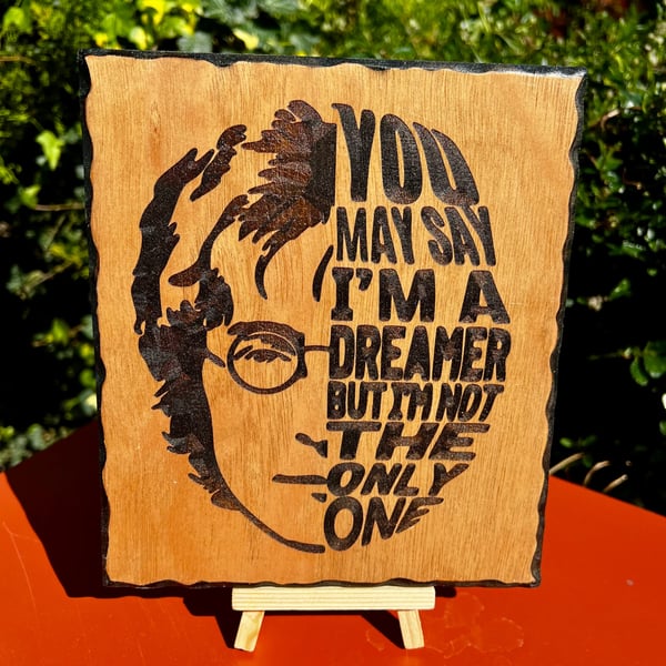 John Lennon wall plaque bespoke 
