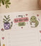 To-Do-ish List Notepad - Funny Checklist  Pad - Desk Planner (Optional Magnet) - Image 2