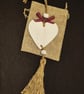 Handmade airdry clay diffuser with jute gift bag wall hanger decoration