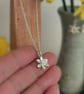 Silver Daffodil Necklace - Handmade Spring Flower Jewellery  - Image 3