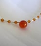 Unique Carnelian and Sterling Silver Necklace - Image 4