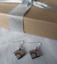 Small square dangly earrings - Image 4