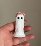 Pink Spun Cotton Woodland Floral Ghost - Image 4