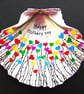 Mothers Day Gift, Heart Flowers Painting on Scallop Shell, LGBTQ Art Gifts