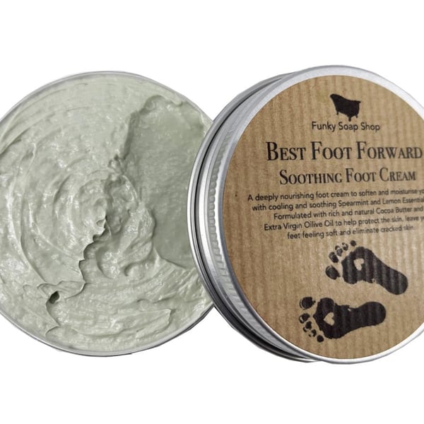 "Best Foot Forward" Soothing Foot Cream, Tub Of 70g