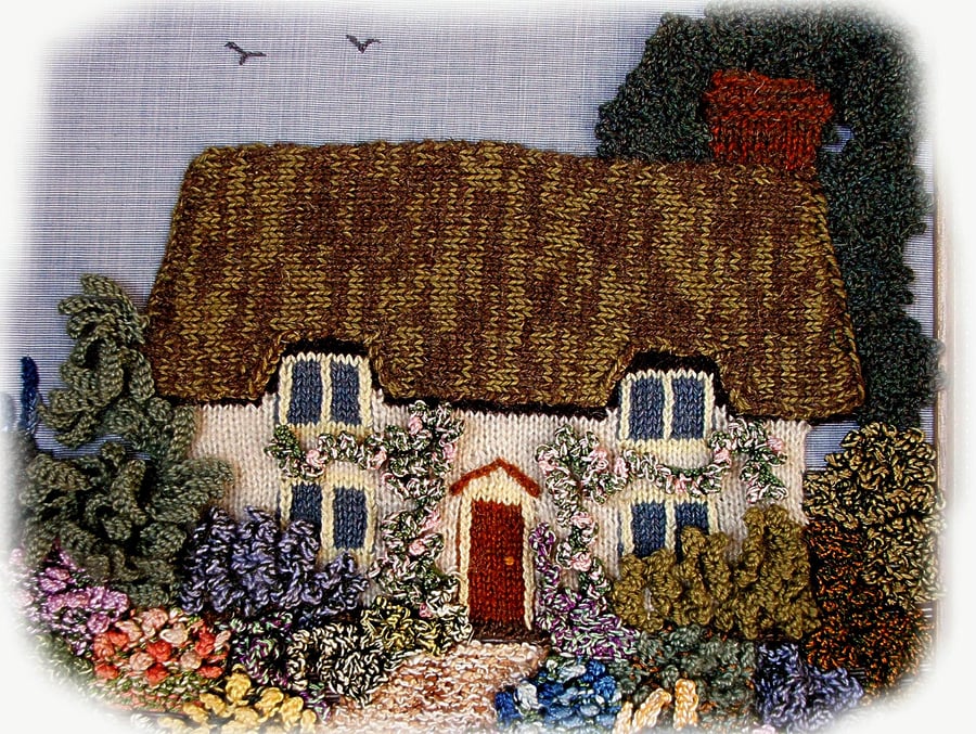 ENGLISH COTTAGE GARDEN knitting pattern by Georgina Manvell PDF by email 