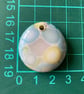 Soft Pastels Bubbles Fused Glass Pendant Necklace  - Image 2