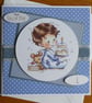 First Birthday Card - Little Boy With Cake - Image 7